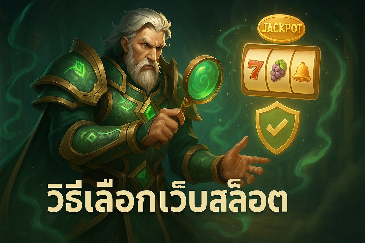 วิธีเลือกเว็บสล็อต ให้ปลอดภัย ได้เงินจริง และไม่โดนโกง ฉบับปี 2024